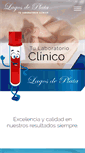 Mobile Screenshot of lablagosdeplata.com